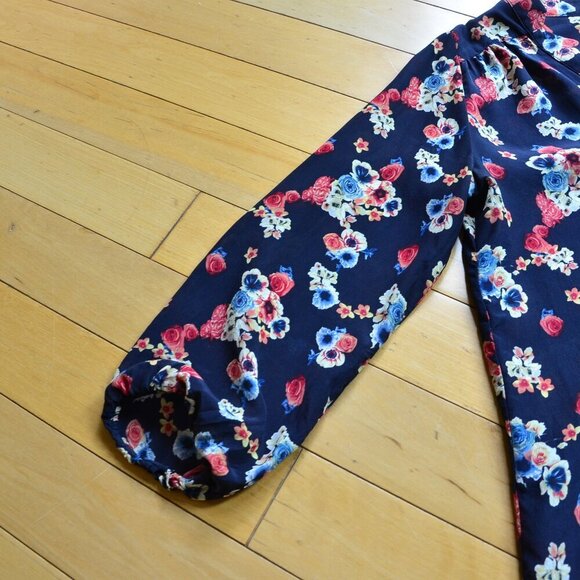 Amour Vert for Stitch Fix Floral Silk Blouse S - Picture 5 of 10